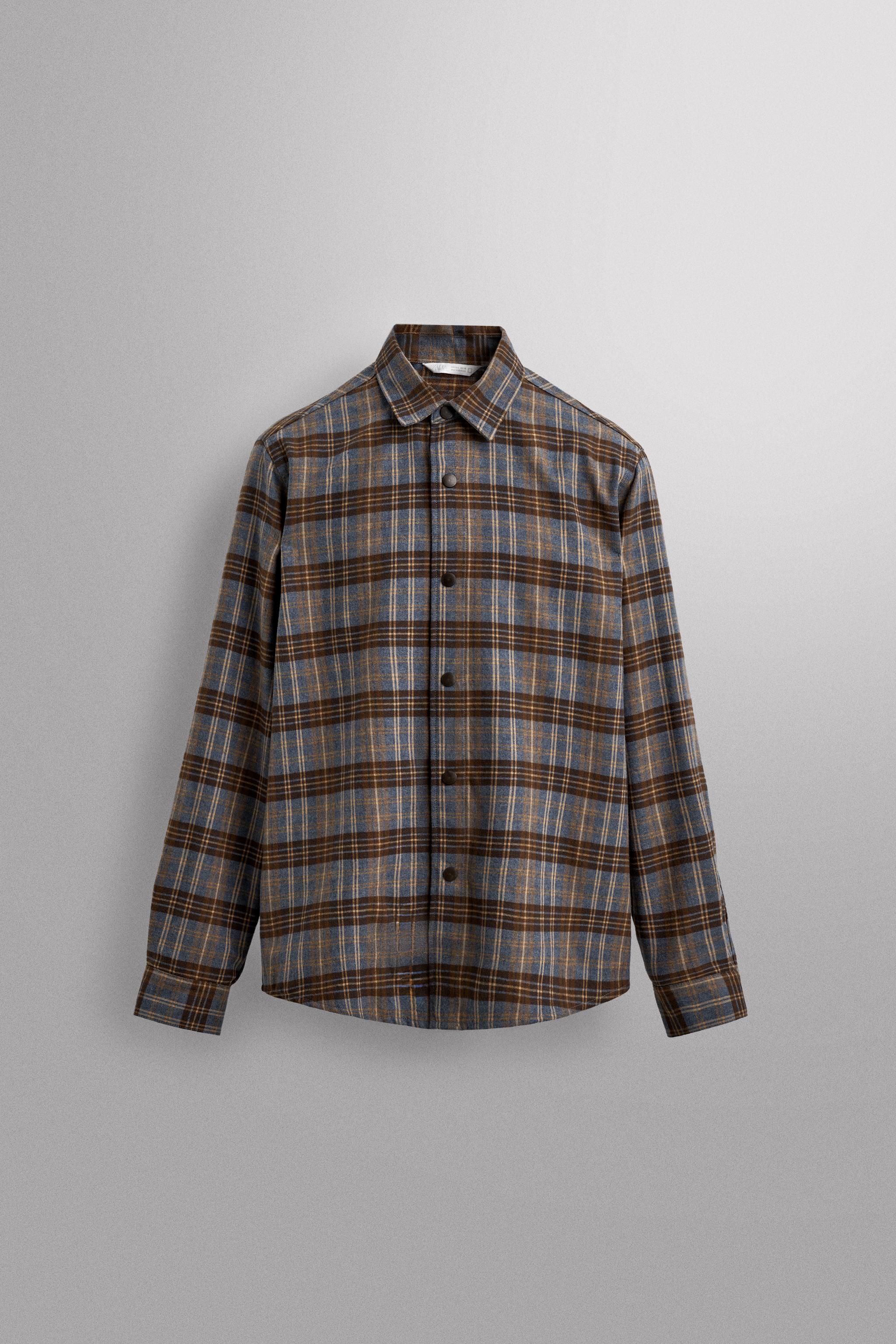 PLAID LYOCELL - WOOL SHIRT